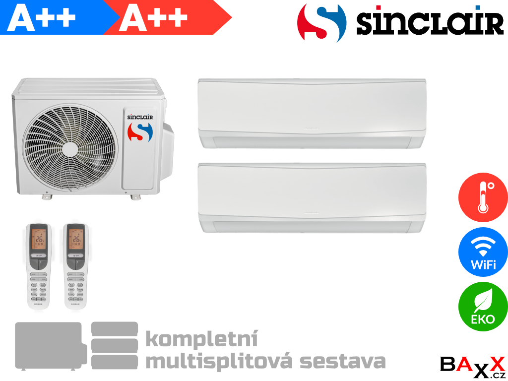 Sinclair Keyon 2x 2,7 kW + 4,1 kW